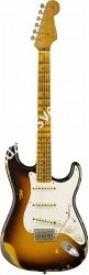 FENDER 2018 HEAVY RELIC® 1958 STRATOCASTER® - CHOCOLATE 3-COLOR SUNBURST Электрогитара с кейсом, 3-х цветный санберст - фото 93186