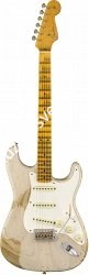 FENDER 2018 HEAVY RELIC® 1958 STRATOCASTER® - AGED WHITE BLONDE Электрогитара с кейсом, цвет кремовый - фото 93191