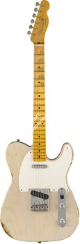 FENDER 2018 RELIC® 1954 TELECASTER - AGED WHITE BLONDE Электрогитара с кейсом, цвет кремовый - фото 93272