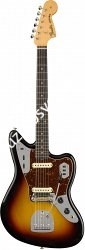 FENDER 2018 LUSH CLOSET CLASSIC 1964 JAGUAR® - 3-COLOR SUNBURST Электрогитара с кейсом, 3-х цветный санберст - фото 93329