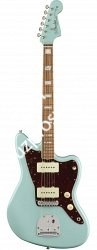 FENDER 60TH ANN JAZZMASTER PF DPB Электрогитара, цвет бирюзовый. Юбилейная модель. - фото 93447