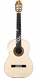CORDOBA Espa?a 45CO классическая гитара, корпус черно-белое эбони, верхняя дека массив ели, в комплекте кейс - фото 93779