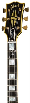 GIBSON CUSTOM SHOP '57 Les Paul Custom 2 Pickup Ebony VOS электрогитара с кейсом, цвет черный - фото 93949