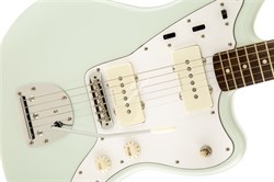FENDER SQUIER VINTAGE MODIFIED JAZZMASTER SNB электрогитара, цвет голубой - фото 94014