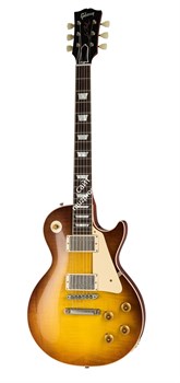 GIBSON CUSTOM '58 Les Paul Standard Royal Teaburst Gloss NH электрогитара, цвет санберст, в комплекте кейс - фото 94166