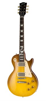 GIBSON CUSTOM '58 Les Paul Standard Honey Lemon Fade VOS NH электрогитара, цвет желтый, в комплекте кейс - фото 94172