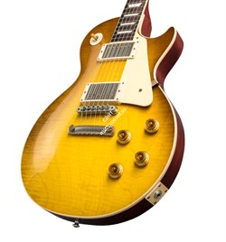 GIBSON CUSTOM '58 Les Paul Standard Honey Lemon Fade VOS NH электрогитара, цвет желтый, в комплекте кейс - фото 94175