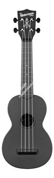 WATERMAN by KALA KA-SWB-BK Укулеле, форма корпуса - сопрано, материал - АБС пластик, цвет - чёрный матовый, чехол в комплекте - фото 95015