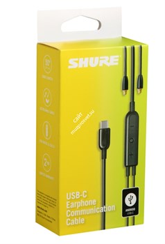 SHURE RMCE-USB Универсальный отсоединяемый кабель USB type C для вкладных наушников Shure (SE215, SE315, SE425, SE846) - фото 95057