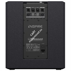 Turbosound iNSPIRE iP12B активный сабвуфер 600Вт 12" с 2х200Вт/4Ом усил.для пассивных сателлитов, DSP "KLARK TEKNIK SST", аудио через Bluetooth, управление с iPhone/iPad, вес 22,3кг - фото 9531