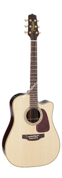TAKAMINE PRO SERIES 5 P5DC электроакустическая гитара типа DREADNOUGHT CUTAWAY с кейсом, цвет натуральный - фото 95678