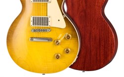 GIBSON CUSTOM '58 Les Paul Standard Honey Lemon Fade Gloss NH электрогитара, цвет санберст, в комплекте кейс - фото 95730