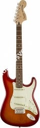 FENDER SQUIER STANDARD STRATOCASTER LTD LRL CHERRY SUNBURST электрогитара, накладка лаурэль, цвет вишневый санберст - фото 96075