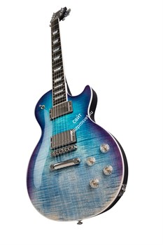 GIBSON 2019 Les Paul High Performance Blueberry Fade электрогитара, цвет синий в комплекте кейс - фото 96167