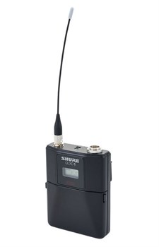 SHURE QLXD1 G51 портативный поясной передатчик QLXD, частотный диапазон 470-534 МГц - фото 96388