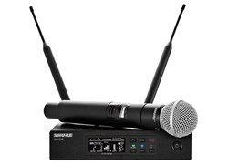 SHURE QLXD24E/SM58 G51 вокальная радиосистема с ручным передатчиком SM58, частоты 470-534 MHz - фото 96393