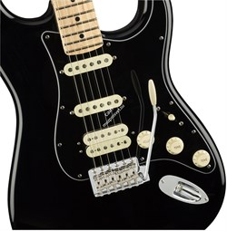 FENDER AMERICAN PERFORMER STRATOCASTER® HSS, MN, BLACK электрогитара, цвет чёрный, в комплекте чехол - фото 96541