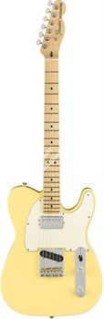 FENDER AMERICAN PERFORMER TELECASTER® WITH HUMBUCKING, MN, VINTAGE WHITE электрогитара, цвет жёлтый, в комплекте чехол - фото 96594