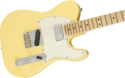 FENDER AMERICAN PERFORMER TELECASTER® WITH HUMBUCKING, MN, VINTAGE WHITE электрогитара, цвет жёлтый, в комплекте чехол - фото 96596