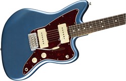 FENDER AMERICAN PERFORMER JAZZMASTER®, RW, SATIN LAKE PLACID BLUE электрогитара, цвет синий, в комплекте чехол - фото 96609