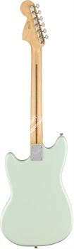 FENDER AMERICAN PERFORMER MUSTANG, RW, SATIN SONIC BLUE электрогитара, цвет салатовый, в комплекте чехол - фото 96641