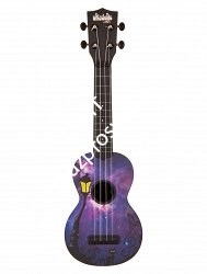 KALA KA-SU-LECHAT Kala Ukadelic Le Chat, Soprano укулеле, форма корпуса - сопрано, цвет черный , рисунок 'Le Chat Noir' - фото 96720