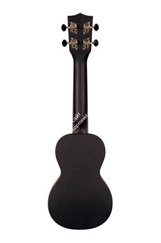 KALA KA-SU-USA Kala Ukadelic USA, Soprano укулеле, форма корпуса - сопрано, цвет черный , рисунок 'USA' на верхней деке - фото 96746