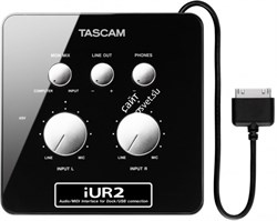 Tascam iUR2 аудио/MIDI интерфейс для iPad/iPhone/iPod - фото 9686