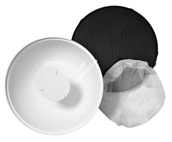 901183 Портретная тарелка Softlight Kit (Softlight White, 25° deg Grid, Diffuser, Printed box) в комплекте - фото 99253