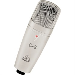 Behringer C-3 конденсаторный микрофон (кардиоида/круг/восьмерка), 40 - 18000Гц, с держателем, ветрозащитой и кейсом - фото 9997