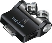Tascam iM2X конденсаторный стерео X-Y микрофон для подключения к iPhone, iPad и iPod, чёрный