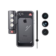 Manfrotto MKLOKLYP5S Бампер для iPhone 5/5S/SE, объективы fisheye, portait 1,5х, wideangle, LED свет