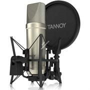 Tannoy TM1 Студийный конденсаторный микрофон, кардиоида, мембрана 1&quot; позолоченная, 20Гц - 20 кГц, в комплекте подвес &quot;паук&quot;, поп-фильтр и кабель
