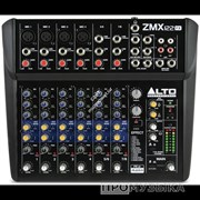 Alto ZMX122FX микшер, 4 моновхода, 2 стерео, 2 AUX-шины, процессор эффектов