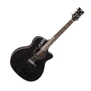 Dean EQA TBK - электроакустическая гитара, EQ, тюнер, корпус ясень, цвет черный