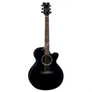 DEAN PE PLUS BKS PERFORMER A/E - электроакустическая гитара, цвет черный матовый