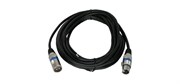 INVOTONE ACM1106/BK - микрофонный кабель,  XLR(папа) <-> XLR(мама),  длина 6 м (черный)