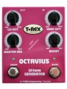 T-REX Octavius Педаль эффектов Modulation для гитары (LO OCT, HIGH OCT, MASTER MIX, BOOST)