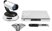 Система для организации видеоконференцсвязи, до 6x соединений c возможностью активации MCU до 16, PTZ камера,18x Zoom, 60кадр/c