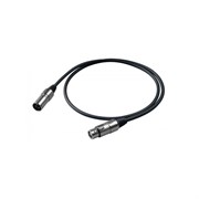 PROEL BULK250LU20 - микрофонный кабель, XLR (папа) &lt;-> XLR (мама), длина - 20м