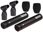 RODE M5MP подобранная стерео-пара конденсаторных,  кардиоидных 1/2" микрофонов,  частотный диапазон 20 Гц-20 кГц, max SPL 140 dB, габариты: 100х20х20 мм,  вес 80 гр.