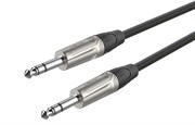 ROXTONE DMJJ200/1 Инструментальный кабель, 2x0,22mm2?6mm(MC002), 6,3mm stereo Jack(RJ3P-NN) – 6,3mm stereo Jack(RJ3P-NN), 1м, Вес:0,08kg; Поставляется по 100шт. в коробке: 46x32x23см