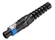 ROXTONE RS4FX-N Разъем кабельный типа speakon, 4-х контактный, &quot;female&quot;, для кабеля 8-12мм.