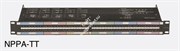 Neutrik NPPA-TT-S-FN патч панель Bantamm 96 каналов, коммутация с помощью пайки, полностью нормализованная