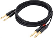 Cordial CFU 3 PP кабель сдвоенный джек моно 6.3мм male/сдвоенный джек моно 6.3мм male, 3.0м, черный
