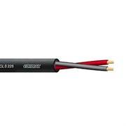 Cordial CLS 225 BLACK  акустический кабель 2x2,5 мм2, 7,8 мм, черный