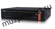 Профессиональный 2-х канальный стереофонический усилитель, 2x100W/8ohm, 2x150W/4ohm, 4-8ohm, 3 Line input - 2RCA, 2 mic input 2xTRS/XLR, Line/Mix EQ, EXT.MUTE/ FULL MUTE, stereo/bridge/parallel