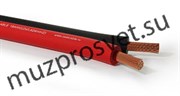 Профессиональный инсталляционный спикерный (акустический) кабель, 18AWG (2x0,824mm2), красно-черный, 41/0,16mm OFC (99,97%), бухта 100m