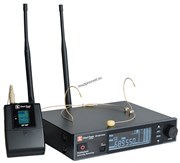 Direct Power Technology DP-200 HEAD радиосистема с поясным передатчиком, головным микрофоном и ЖК-дисплеем