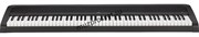 KORG B2-BK цифровое пианино, взвешенная клавиатура, 12 тембров , педаль, адаптер питания в комплекте, цвет черный, полифония 120